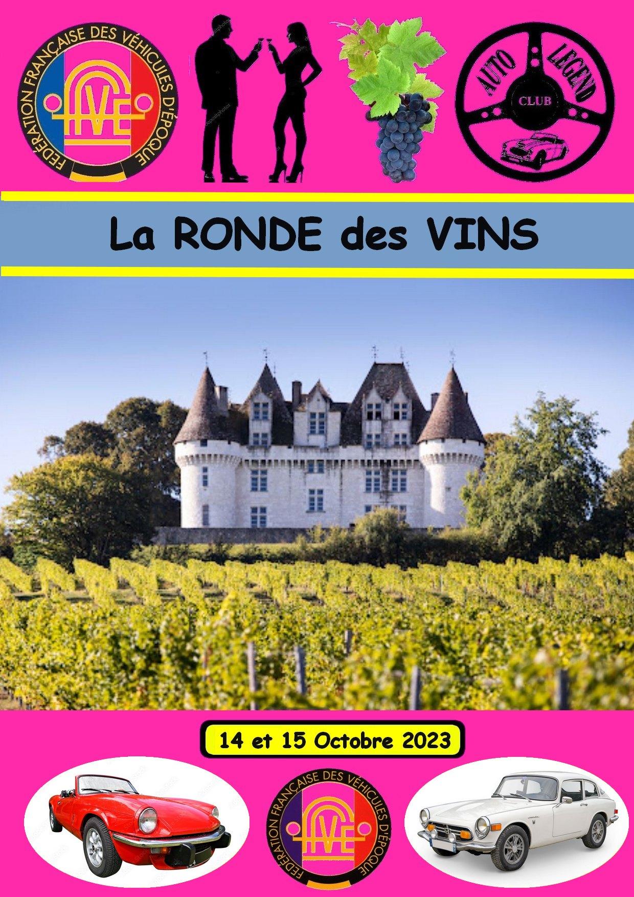 Affiche ronde vin 2024